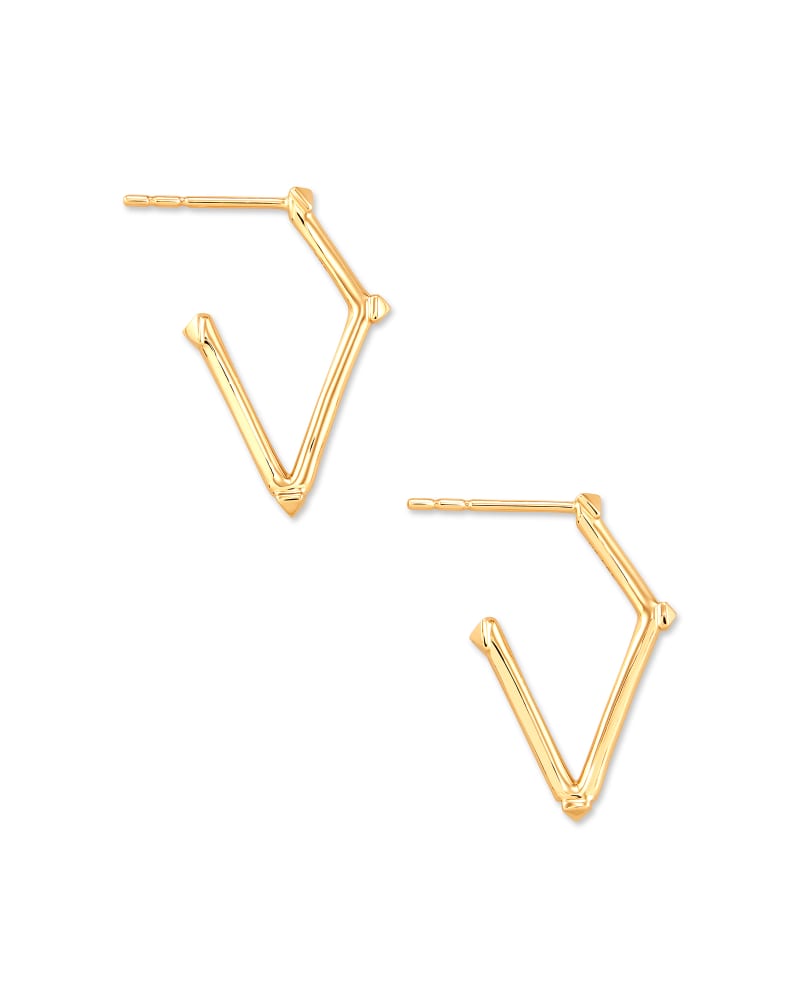 Mina Hoop Earrings in 14k Yellow Gold image number 0